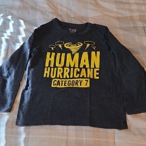 The Children's Place Black and Yellow Long Sleeve Tee